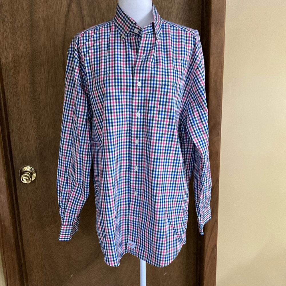 Vineyard Vines Men's Classic Fit Murray Plaid Shirt Sz L